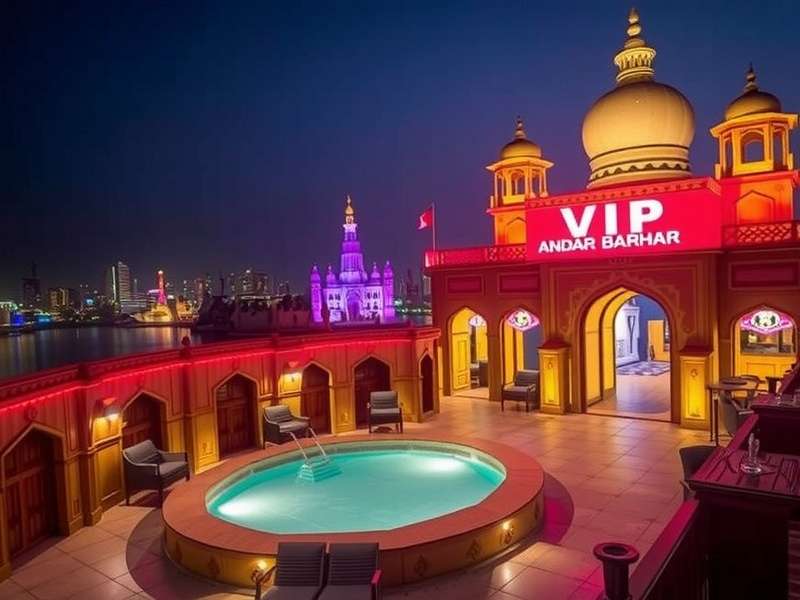 VIP Andar Bahar Gameplay Screenshot - Premium Betting Interface And Card Dealing